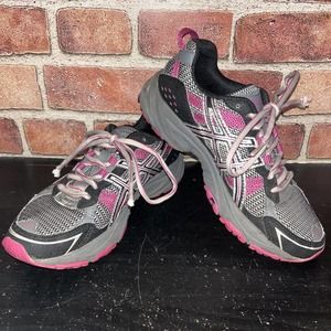 ASICS Gel Venture 4 T383N Womens Size 6 Trail Running Shoes Venture Gray/Purple